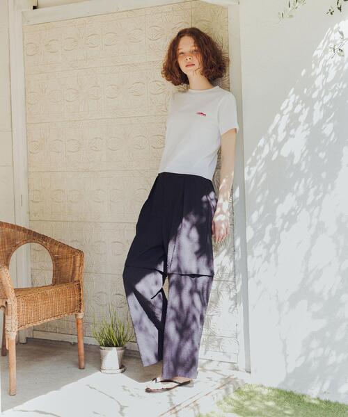 THOUSAND MILE(サウザンドマイル)の「『別注』THOUSAND MILE×URBAN RESEARCH SHORT SLEEVE T-SHIRTS(Tシャツ/カットソー・レディース・ブラック/ホワイト/チャコールグレー・FREE)」の7枚目の写真