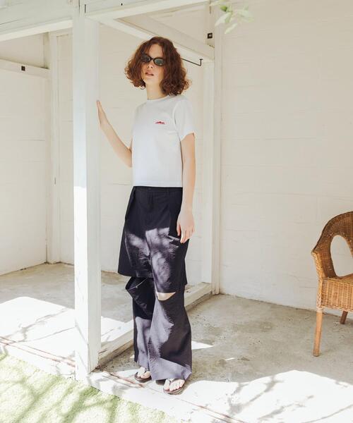 THOUSAND MILE(サウザンドマイル)の「『別注』THOUSAND MILE×URBAN RESEARCH SHORT SLEEVE T-SHIRTS(Tシャツ/カットソー・レディース・ブラック/ホワイト/チャコールグレー・FREE)」の8枚目の写真