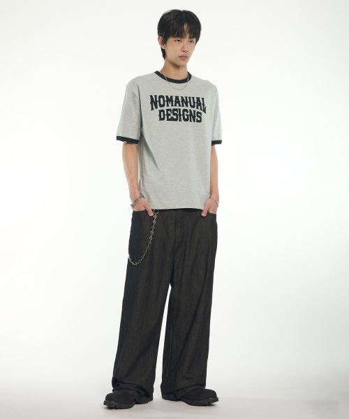NOMANUAL（NOMANUAL）の「A.L RINGER T-SHIRT - MELANGE（Tシャツ/カットソー・レディース・その他・SMALL/X-LARGE/MEDIUM/LARGE）」の4枚目の写真