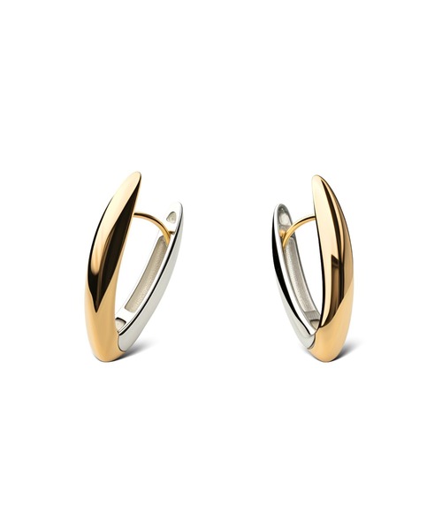 Lyvi(ライビィ)の「V-Veil Drop Hoop Pierce-Contrast Edition / 金属アレルギー対応(ピアス(両耳用)・レディース・ゴールド系その他・FREE)」の1枚目の写真