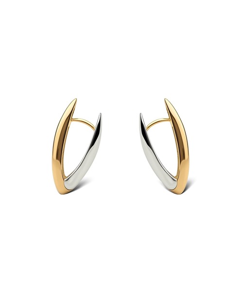 Lyvi(ライビィ)の「V-Veil Drop Hoop Pierce-Contrast Edition / 金属アレルギー対応(ピアス(両耳用)・レディース・ゴールド系その他・FREE)」の4枚目の写真