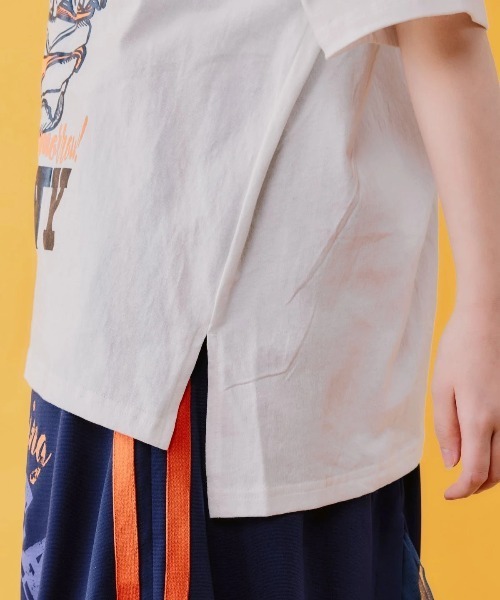 ScoLar(スカラー)の「ScoLar/スカラー 発泡Pt バーガーウサギ柄 TEE(Tシャツ/カットソー・レディース・ホワイト/ピンク/イエロー・FREE)」の9枚目の写真