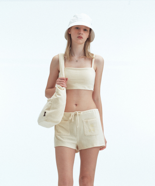 Rest&Recreation（レストアンドレクリエーション）の「TERRY BEACH BAG - CREAM（ショルダーバッグ・レディース・その他・ONE）」の7枚目の写真