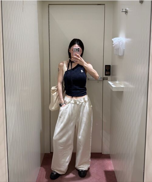Rest&Recreation（レストアンドレクリエーション）の「TERRY BEACH BAG - CREAM（ショルダーバッグ・レディース・その他・ONE）」の8枚目の写真