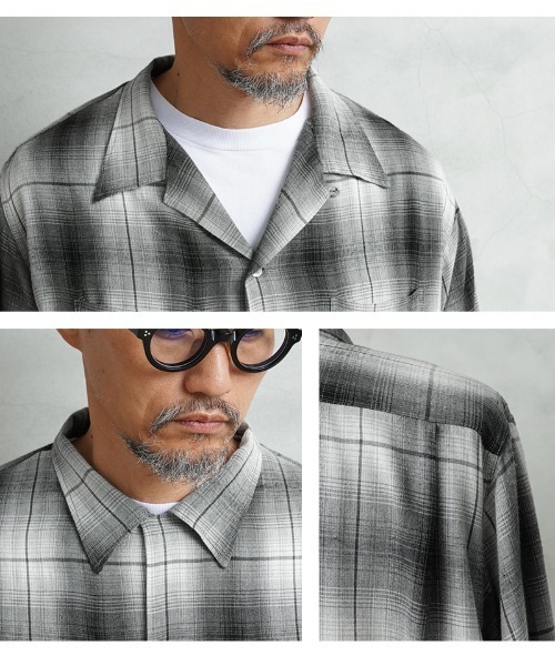 WAIPER.inc（ワイパーインク）の「WAIPER×TOWN CRAFT TC25S005WP 60's OMBRE LOOP COLLAR SHIRTS（シャツ/ブラウス・メンズ・ブラック・L/M/XL/XXL）」の12枚目の写真