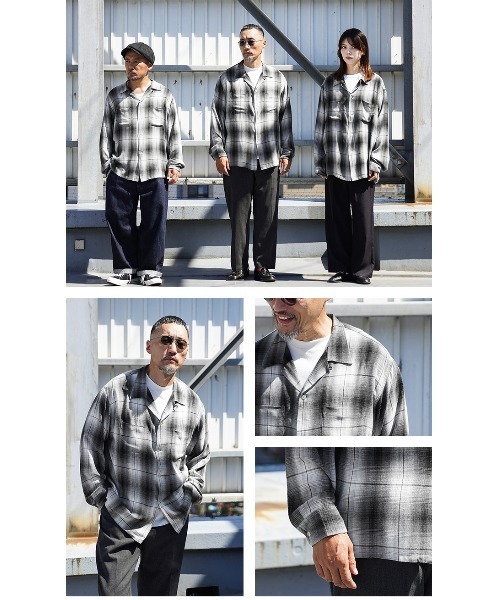 WAIPER.inc（ワイパーインク）の「WAIPER×TOWN CRAFT TC25S005WP 60's OMBRE LOOP COLLAR SHIRTS（シャツ/ブラウス・メンズ・ブラック・L/M/XL/XXL）」の14枚目の写真