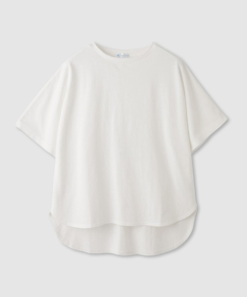 NAVY(ネイビー)の「SARARI 接触冷感ドルマンシルエット UVカットTシャツ(Tシャツ/カットソー・メンズ・ホワイト/ベージュ/ブラック/ブルー・M/L/XL)」の1枚目の写真