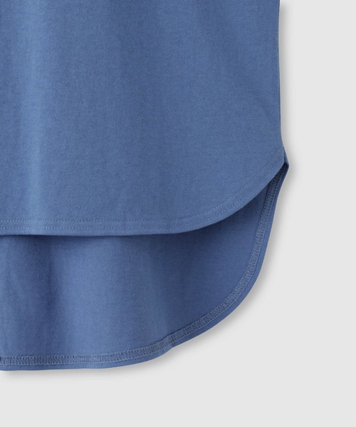 NAVY(ネイビー)の「SARARI 接触冷感ドルマンシルエット UVカットTシャツ(Tシャツ/カットソー・メンズ・ホワイト/ベージュ/ブラック/ブルー・M/L/XL)」の9枚目の写真
