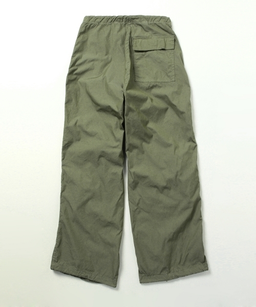 BEAMS BOY（ビームスボーイ）の「BEAMS BOY / DEAD STOCK オーバー パンツ（その他パンツ・レディース・ダークグリーン/ネイビー・X-SMALL）」の5枚目の写真