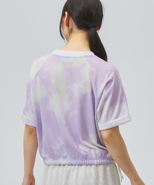NEW BALANCE(ニューバランス)の「【別注】ニューバランス New Balance ショートスリーブプリントTシャツ 限定コラボ(Tシャツ/カットソー・レディース・ラベンダー/ブルー・S/M/L)」の5枚目の写真