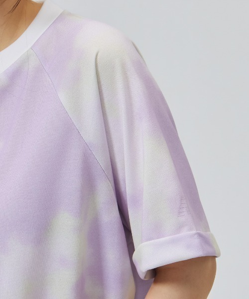 NEW BALANCE(ニューバランス)の「【別注】ニューバランス New Balance ショートスリーブプリントTシャツ 限定コラボ(Tシャツ/カットソー・レディース・ラベンダー/ブルー・S/M/L)」の8枚目の写真