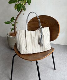 un dix cors | ストライプトートバッグ(トートバッグ)