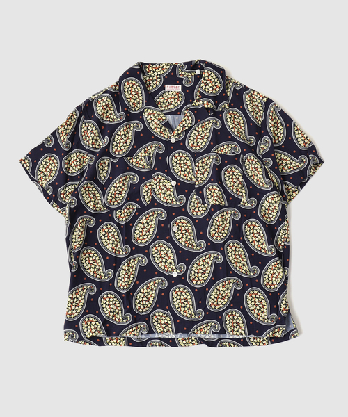 EDIFICE(エディフィス)の「fursac (フルサック) Paisley Shirt(シャツ/ブラウス・メンズ・ネイビー・MEDIUM/LARGE/X-LARGE)」の1枚目の写真