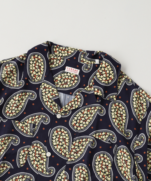 EDIFICE(エディフィス)の「fursac (フルサック) Paisley Shirt(シャツ/ブラウス・メンズ・ネイビー・MEDIUM/LARGE/X-LARGE)」の3枚目の写真