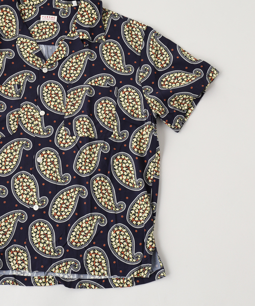 EDIFICE(エディフィス)の「fursac (フルサック) Paisley Shirt(シャツ/ブラウス・メンズ・ネイビー・MEDIUM/LARGE/X-LARGE)」の4枚目の写真