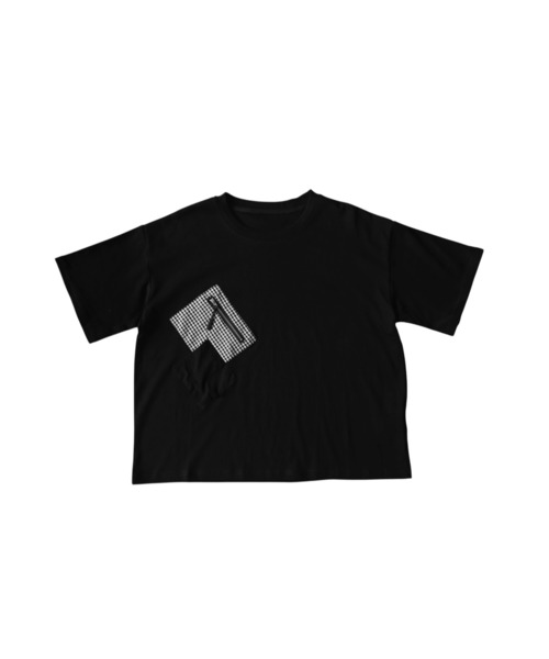 antiqua（アンティカ）の「異素材ポケット ギンガムチェック Tシャツ（Tシャツ/カットソー・レディース・ホワイト/ブラック・ONESIZE）」の10枚目の写真