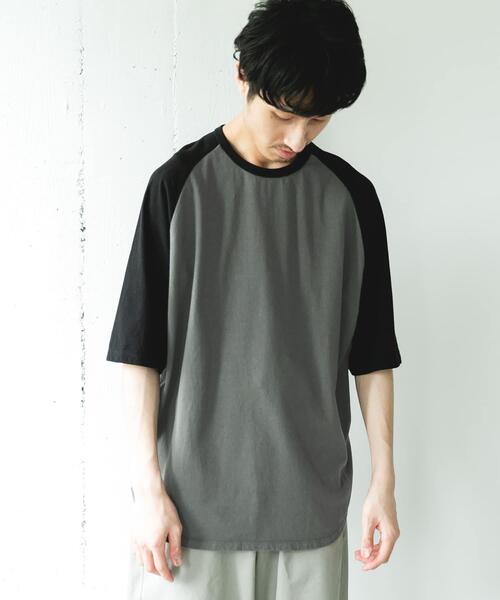 URBAN RESEARCH DOORS(アーバンリサーチドアーズ)の「Grow Organic ベースボールTシャツ(Tシャツ/カットソー・メンズ・ブラック系その他/ブラウン系その他・MEDIUM/LARGE)」の5枚目の写真