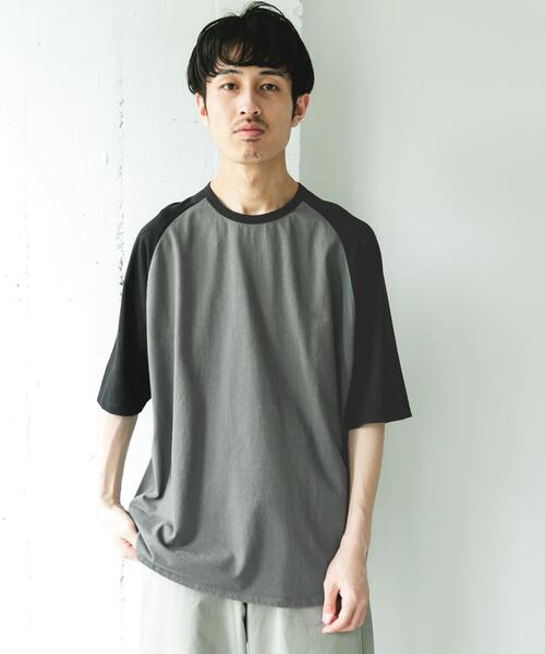 URBAN RESEARCH DOORS(アーバンリサーチドアーズ)の「Grow Organic ベースボールTシャツ(Tシャツ/カットソー・メンズ・ブラック系その他/ブラウン系その他・MEDIUM/LARGE)」の6枚目の写真