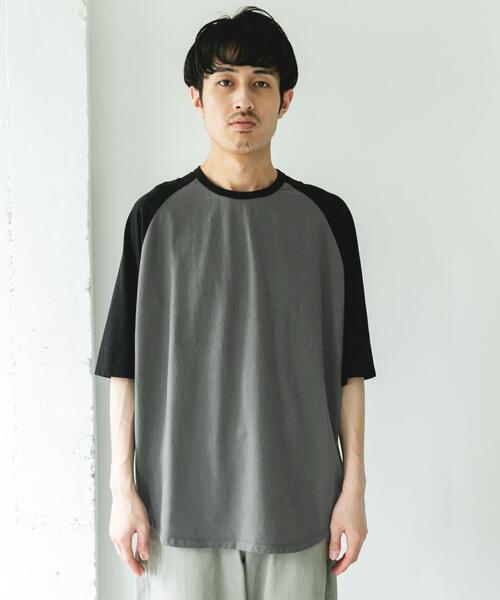 URBAN RESEARCH DOORS(アーバンリサーチドアーズ)の「Grow Organic ベースボールTシャツ(Tシャツ/カットソー・メンズ・ブラック系その他/ブラウン系その他・MEDIUM/LARGE)」の9枚目の写真