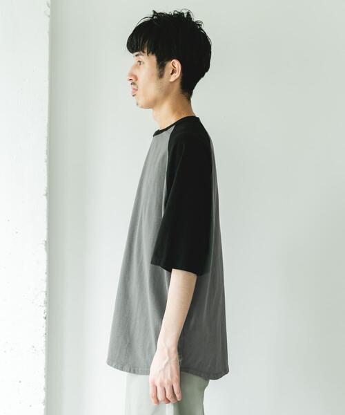 URBAN RESEARCH DOORS(アーバンリサーチドアーズ)の「Grow Organic ベースボールTシャツ(Tシャツ/カットソー・メンズ・ブラック系その他/ブラウン系その他・MEDIUM/LARGE)」の10枚目の写真