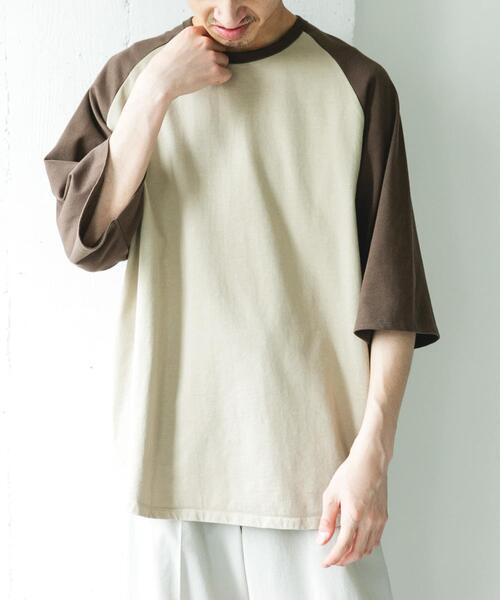 URBAN RESEARCH DOORS(アーバンリサーチドアーズ)の「Grow Organic ベースボールTシャツ(Tシャツ/カットソー・メンズ・ブラック系その他/ブラウン系その他・MEDIUM/LARGE)」の14枚目の写真