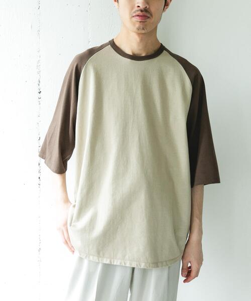 URBAN RESEARCH DOORS(アーバンリサーチドアーズ)の「Grow Organic ベースボールTシャツ(Tシャツ/カットソー・メンズ・ブラック系その他/ブラウン系その他・MEDIUM/LARGE)」の15枚目の写真