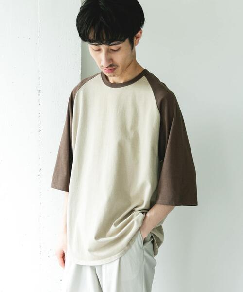 URBAN RESEARCH DOORS(アーバンリサーチドアーズ)の「Grow Organic ベースボールTシャツ(Tシャツ/カットソー・メンズ・ブラック系その他/ブラウン系その他・MEDIUM/LARGE)」の16枚目の写真