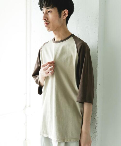 URBAN RESEARCH DOORS(アーバンリサーチドアーズ)の「Grow Organic ベースボールTシャツ(Tシャツ/カットソー・メンズ・ブラック系その他/ブラウン系その他・MEDIUM/LARGE)」の17枚目の写真