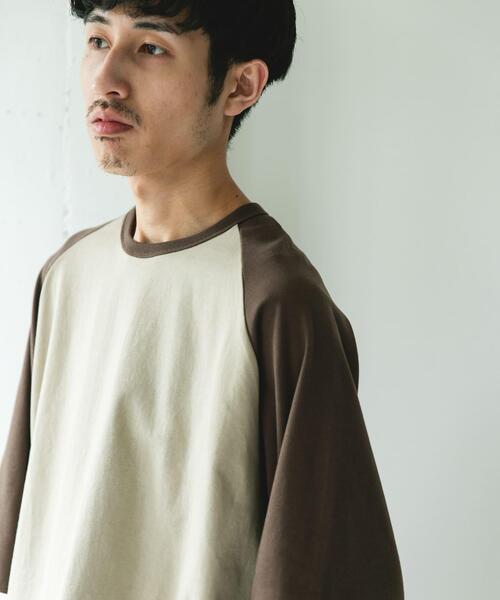 URBAN RESEARCH DOORS(アーバンリサーチドアーズ)の「Grow Organic ベースボールTシャツ(Tシャツ/カットソー・メンズ・ブラック系その他/ブラウン系その他・MEDIUM/LARGE)」の18枚目の写真