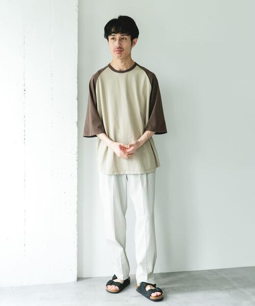 URBAN RESEARCH DOORS(アーバンリサーチドアーズ)の「Grow Organic ベースボールTシャツ(Tシャツ/カットソー・メンズ・ブラック系その他/ブラウン系その他・MEDIUM/LARGE)」の19枚目の写真