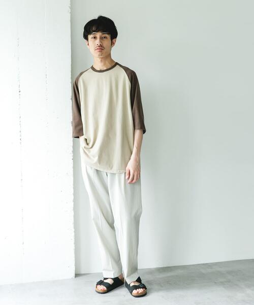 URBAN RESEARCH DOORS(アーバンリサーチドアーズ)の「Grow Organic ベースボールTシャツ(Tシャツ/カットソー・メンズ・ブラック系その他/ブラウン系その他・MEDIUM/LARGE)」の20枚目の写真