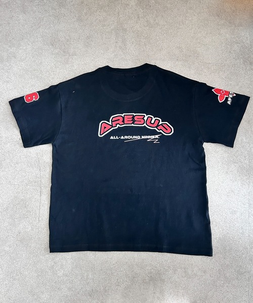 SHEPP(シープ)の「【UNISEX】ビッグシルエット カレッジロゴプリント半袖Tシャツ(Tシャツ/カットソー・レディース・ライトグレー/ブラック・M/L)」の10枚目の写真