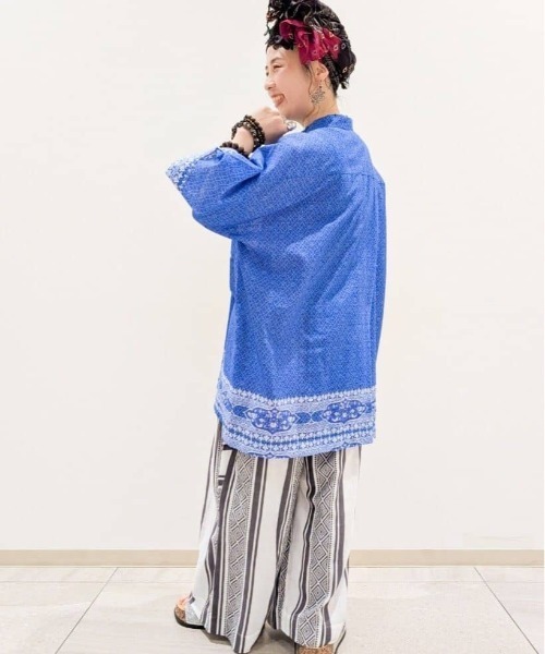 チャイハネ(チャイハネ)の「【チャイハネ】ホアザイMEN'Sトップス(その他トップス・メンズ・ホワイト/ブルー/ブラック・FREE)」の6枚目の写真