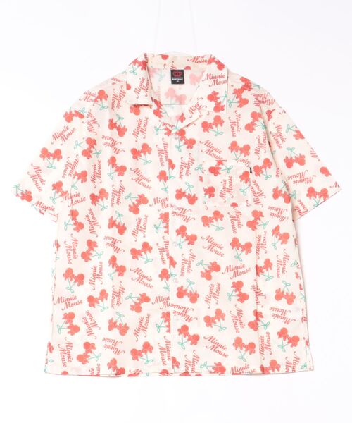Disney(ディズニー)の「親子お揃い ディズニー チェリー総柄シャツ 1748A(シャツ/ブラウス・レディース・オフホワイト・ユニセックスL/ユニセックスS/ユニセックスM)」の3枚目の写真