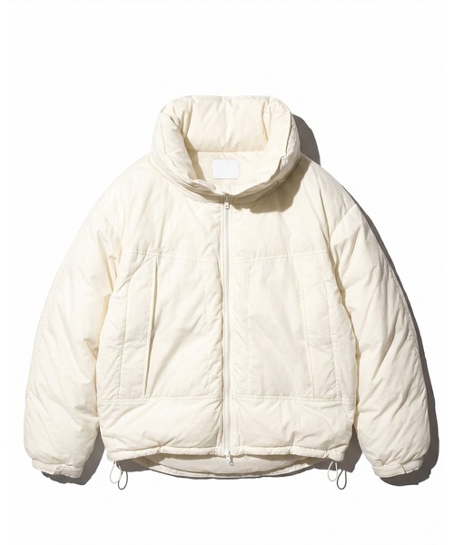 【超美品】MARENDONA フード付きジャケット ホワイト　レディース made in standard ｜メイドインスタンダード（レディース）の
