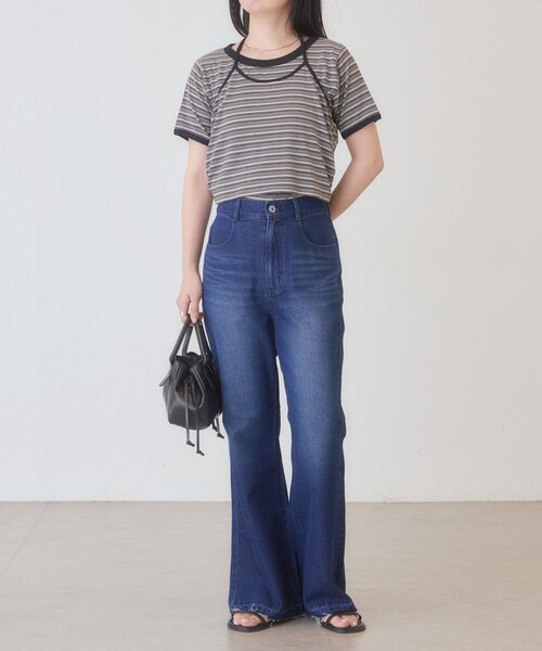 Kastane(カスタネ)の「【一部店舗限定】B ホルターネックボーダーTEE(Tシャツ/カットソー・レディース・ブラウン/ネイビー/ブラック・FREE)」の16枚目の写真