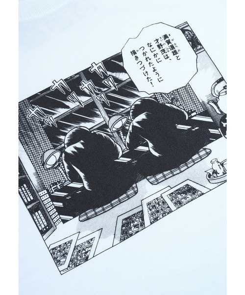 MEDICOM TOY(メディコムトイ)の「MLE まんが道 T-SHIRT 没頭(Tシャツ/カットソー・メンズ・ホワイト・X-LARGE/LARGE/MEDIUM/SMALL)」の3枚目の写真