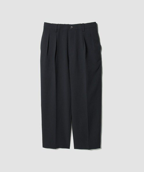 ESTNATION(エストネーション)の「ESTNATION / 2プリーツ イージースラックス(スラックス・メンズ・ネイビー/グレー・LARGE/MEDIUM)」の2枚目の写真