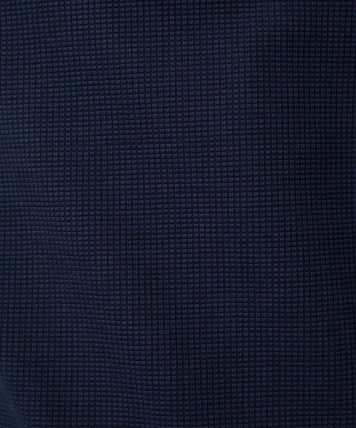 MICHEL KLEIN HOMME   （ミッシェルクランオム）の「《日本製》ブロックヘンリーネック半袖カットソー（Tシャツ/カットソー・メンズ・アイボリー/ネイビー/パープル・MEDIUM/LARGE/X-LARGE）」の12枚目の写真