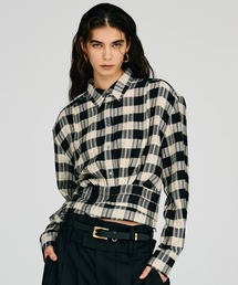 PRANK PROJECT（プランクプロジェクト）の「【2026Autumn Pre-Order】ホールドウエストチェックシャツ   Hold Waist Check Shirt（シャツ/ブラウス）」