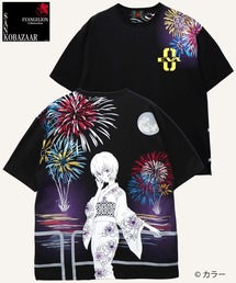 PANDIESTA（パンディエスタ）の「EVANGELION×錦 / ヱヴァンゲリヲン×ニシキ　レイ花火Tシャツ(M2)（Tシャツ/カットソー）」