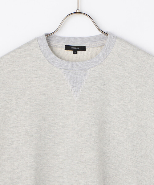 COMME CA ISM(コムサイズム)の「ラメ裏毛 ハーフスリーブスウェット/セットアップ対応(Tシャツ/カットソー・レディース・ライトグレー/チャコール・FREE)」の22枚目の写真