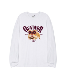 MASK_HAMSTER_オーバーサイズ_ロングスリーブ [ホワイト]