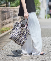 MICA&DEAL（マイカ＆ディール）の「【BINDU】LA ジャカード アウトステッチトート-LA JQ Small RiverTote Bag（トートバッグ）」