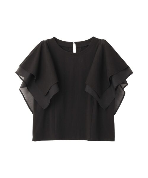 Green Parks(グリーンパークス)の「イレギュラースリーブカットプルオーバー(Tシャツ/カットソー・レディース・ベージュ/ブラック/ブラウン/ホワイト・FREE)」の12枚目の写真