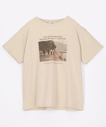 フォト ロゴTシャツ/グラフィックTシャツ