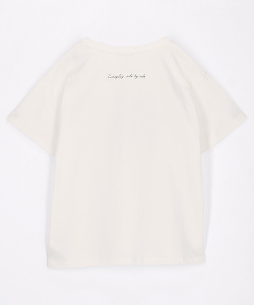 FREAK'S STORE(フリークスストア)の「フォト ロゴTシャツ/グラフィックTシャツ(Tシャツ/カットソー・レディース・チャコールグレー/ベージュ/オフホワイト・フリ-)」の13枚目の写真