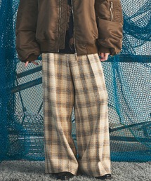 MAISON SPECIAL | 《UNISEX》【Italian Dead Stock Fabric】Two-Tuck Prime-Wide Trousers/【イタリアンデッドストックファブリック】2タックプライムワイドスラックス【MAISON SPECIAL/メゾンスペシャル】■セットアップ対応■(スラックス)
