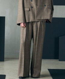 《UNISEX》【Italian Dead Stock Fabric】Two-Tuck Prime-Wide Trousers/【イタリアンデッドストックファブリック】2タックプライムワイドスラックス【MAISON SPECIAL/メゾンスペシャル】■セットアップ対応■