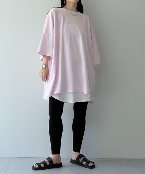 wee9s(ウィークス)の「daily rib leggings(その他パンツ・レディース・グレー/ブラック・size1/size2)」の4枚目の写真
